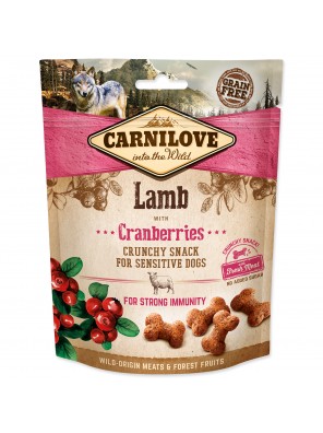 CARNILOVE Dog Crunchy Snack Lamb with Cranberries with fresh meat - 200 g