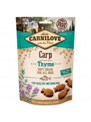 CARNILOVE Dog Semi Moist Snack Carp enriched with Thyme - 200 g