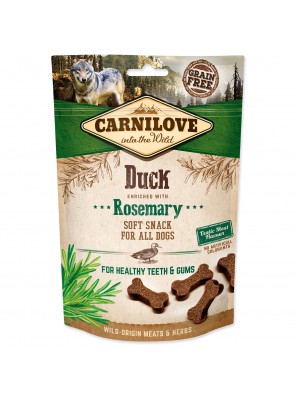 CARNILOVE Dog Semi Moist Snack Duck enriched with Rosemary - 200 g