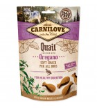 CARNILOVE Dog Semi Moist Snack Quail enriched with Oregano - 200 g
