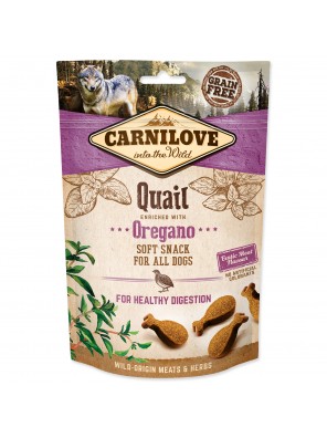 CARNILOVE Dog Semi Moist Snack Quail enriched with Oregano - 200 g