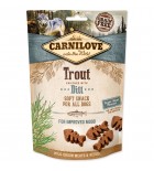CARNILOVE Dog Semi Moist Snack Trout enriched with Dill - 200 g