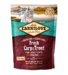 CARNILOVE Fresh Carp & Trout Sterilised for Adult cats - 400 g