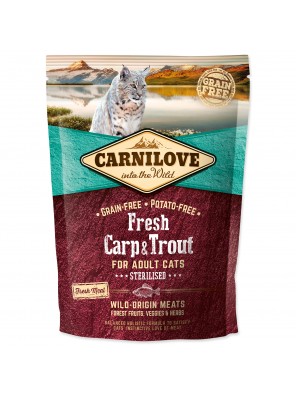 CARNILOVE Fresh Carp & Trout Sterilised for Adult cats - 400 g CARNILOVE Fresh Carp & Trout Sterilised for Adult cats - 400 g