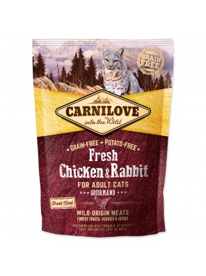 CARNILOVE Fresh Chicken & Rabbit Gourmand for Adult cats - 400 g