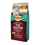 CARNILOVE Fresh Carp & Trout Sterilised for Adult cats - 6 kg