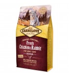 CARNILOVE Fresh Chicken & Rabbit Gourmand for Adult cats - 2 kg