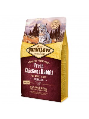 CARNILOVE Fresh Chicken & Rabbit Gourmand for Adult cats - 2 kg CARNILOVE Fresh Chicken & Rabbit Gourmand for Adult cats - 2 kg