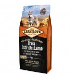 CARNILOVE Fresh Ostrich & Lamb Excellent Digestion for Small Breed Dogs - 6 kg