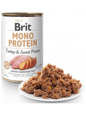 Brit Mono Protein konz. Turkey & Sweet Potato 400 g 