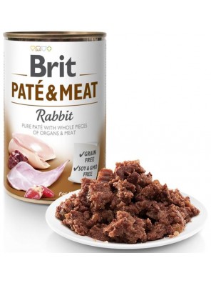 Brit Paté & Meat konz. Rabbit 400 g 