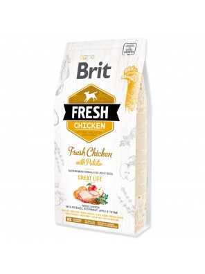 BRIT Fresh Chicken with Potato Adult Great Life - 2.5 kg