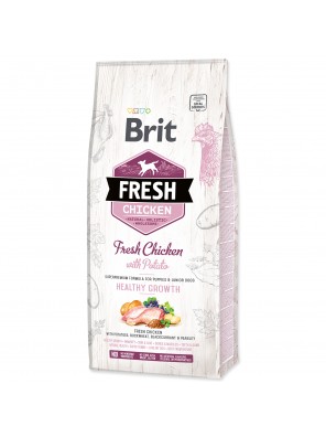 BRIT Fresh Chicken with Potato Puppy Healthy Growth - 12 kg
