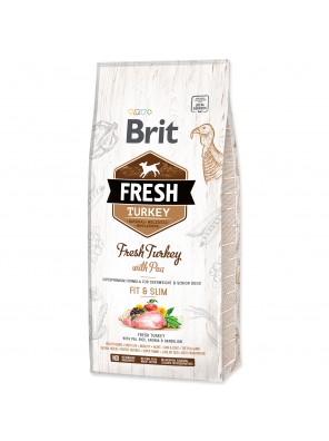 BRIT Fresh Turkey with Pea Light Fit & Slim - 12 kg