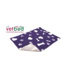 Vetbed protiskluz/Drybed Fialová-motivy 150x100cm 2000g,30mm