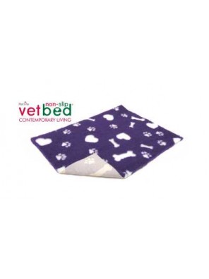 Vetbed protiskluz/Drybed Fialová-motivy 150x100cm 2000g,30mm