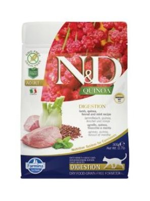 N&D Grain Free Cat Adult Quinoa Digestion Lamb & Fennel 0,3 kg