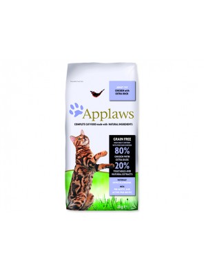 Krmivo APPLAWS Dry Cat Chicken with Duck - 2 kg