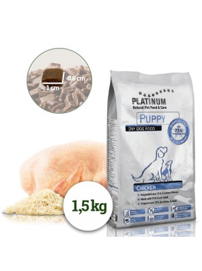 PLATINUM NATURAL PUPPY CHICKEN - KUŘECÍ PRO ŠTĚŇATA 1,5 KG