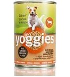 400g Yoggies zvěřinová konzerva pro psy s dýní a pupálkovým olejem.