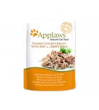 Kapsička APPLAWS cat pouch chicken with beef in jelly - 70 g