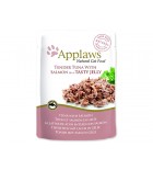 Kapsička APPLAWS cat pouch tuna wholemeat with salmon in jelly - 70 g