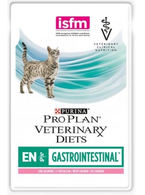 Purina PPVD Feline - EN Gastroint.Salmon kapsička 10x85 g