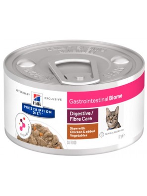 Hill's Prescription Diet Feline Biome Stew Gastroint. konz. masové kousky 82 g