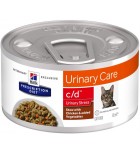 Hill's Prescription Diet Feline Stew c/d Urinary Stress Chicken&Veg. konz. 82 g