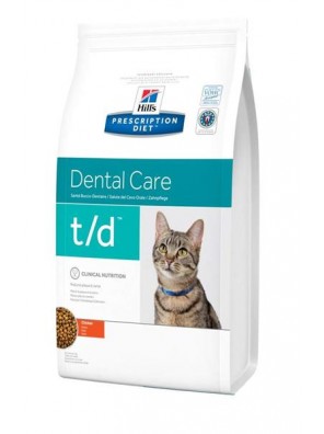 Hill's Prescription Diet Feline T/D Dry 1,5 kg