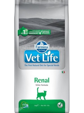 Vet Life Natural Feline Dry Renal 5 kg