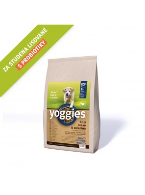 Yoggies Hypoalergenní granule s kozím masem, lisované za studena 5kg