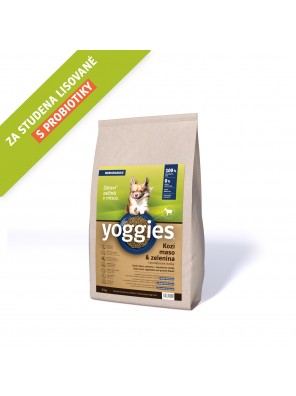 Yoggies Hypoalergenní MINIGRANULE pro psy s kozím masem, lisované za studena 5kg