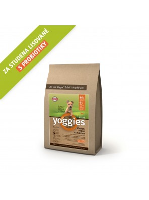 MINIGRANULE Yoggies Active, kachna a zvěřina, granule lisované za studena 5 kg