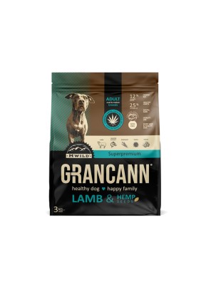 Grancann Lamb&Hemp seeds Adult small&medium breeds 3 kg