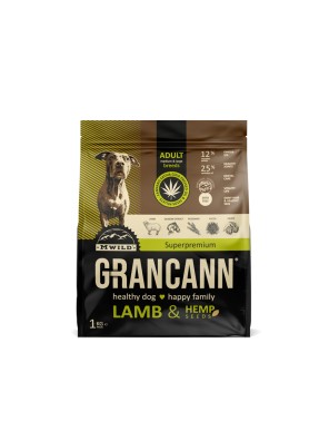 Grancann Lamb&Hemp seeds Adult medium&large breeds 1 kg