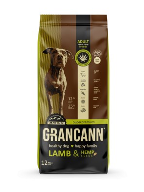 Grancann Lamb&Hemp seeds Adult medium&large breeds 12 kg