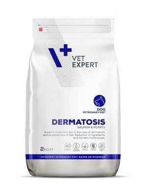 VetExpert VD 4T Dermatosis Dog Salmon Potato 2kg