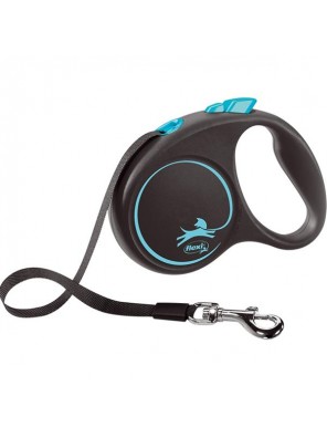 Flexi Black Design S pásek 5 m modré 15 kg Flexi Black Design S pásek 5 m modré 15 kg