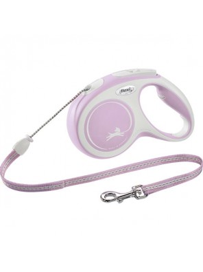 Flexi New Comfort M lanko 5 m sv. růžové 20 kg Flexi New Comfort M lanko 5 m sv. růžové 20 kg