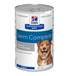 Hill's Prescription Diet Canine Derm Complete - konzerva 370 g