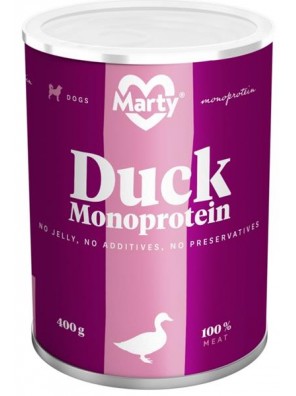 MARTY konz. pro psy - Monoprotein kachní 400 g