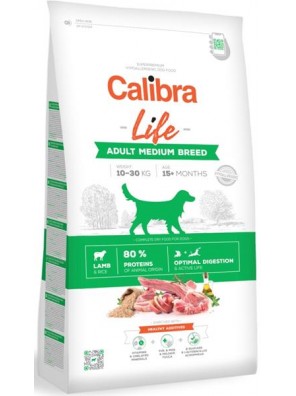 Calibra Dog Life Adult Medium Breed Lamb 12 kg