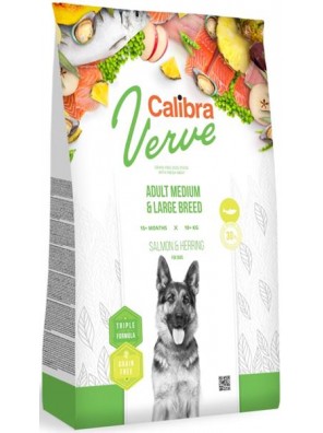 Calibra Dog Verve GF Adult Medium & Large Salmon & Herring 12 kg