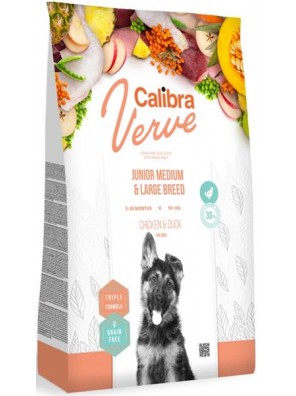 Calibra Dog Verve GF Junior Medium & Large Chicken & Duck 2 kg