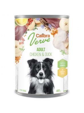 Calibra Dog Verve konz. GF Adult Chicken & Duck 400 g