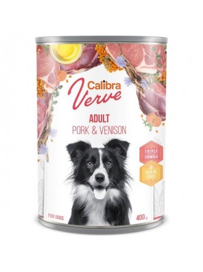 Calibra Dog Verve konz. GF Adult Pork & Venison 400 g