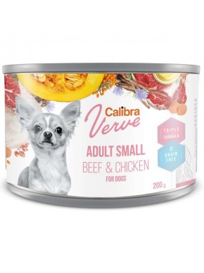 Calibra Dog Verve konz. GF Adult Small Beef & Chicken 200 g