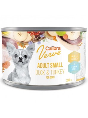 Calibra Dog Verve konz. GF Adult Small Duck & Turkey 200 g