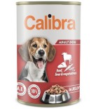 Calibra Dog konz. hovězí+játra+zelenina v želé 1240 g